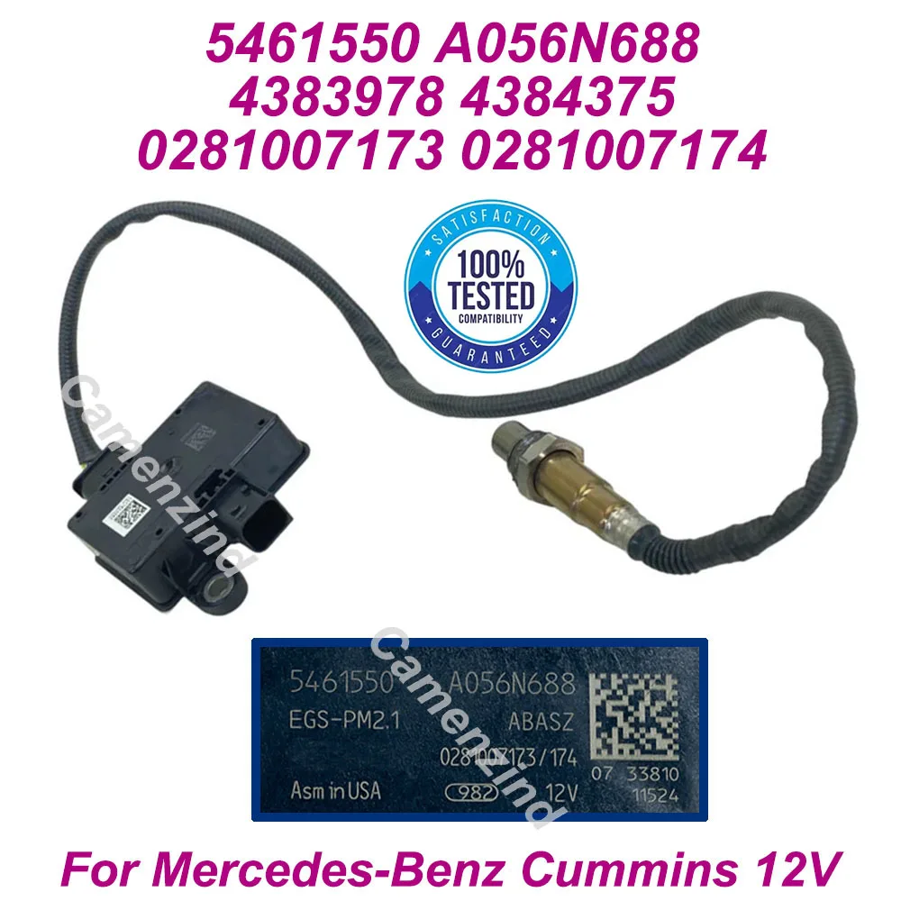 5461550RX 5461550 0281007173 0281007174 New PM Diesel Particulate Sensor PM Sensor For Cummins A056N688 , 2 Years Warranty
5461550RX 5461550 0281007173 0281007174 New PM Diesel Particulate Sensor PM Sensor For Cummins A056N688 , 2 Years Warranty