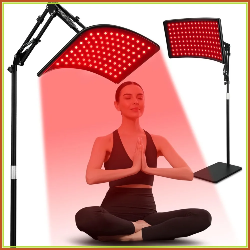 Red Light Therapy for Face and Body, 660nm & 850nm Infrared Lamp with Stand
Red Light Therapy for Face and Body, 660nm & 850nm Infrared Lamp with Stand