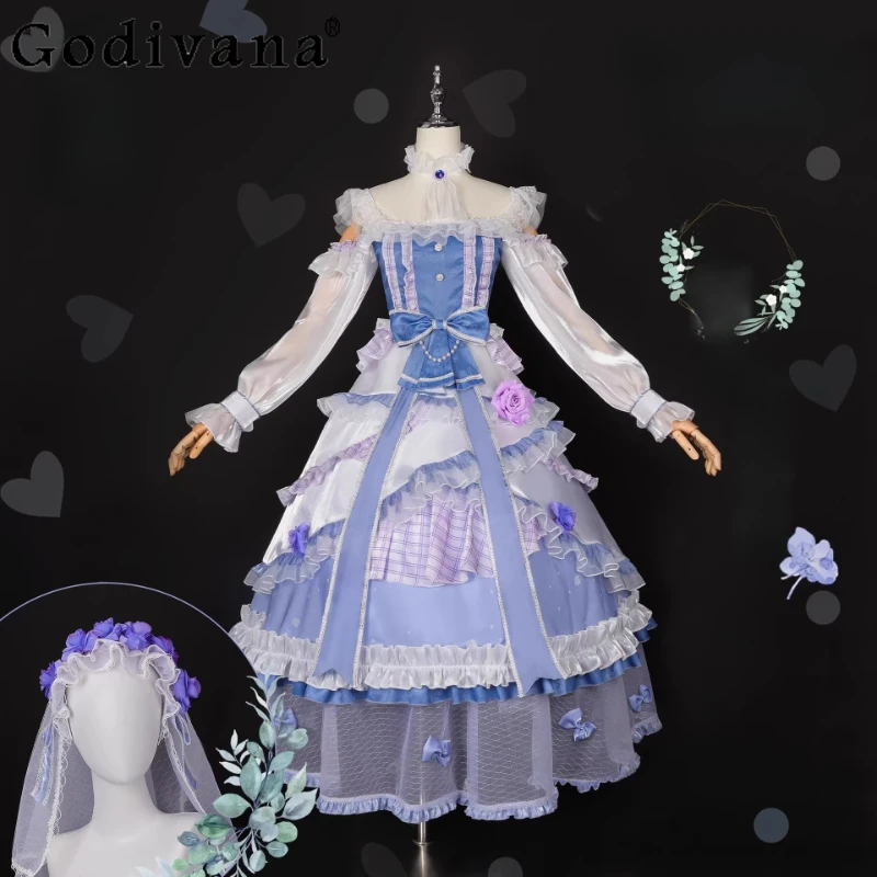 Identity V Cosplay Costume for Women Gardener Manor Valentine's Day Dress Female Flower Bride Wedding Cos Costume Set 
Identity V Cosplay Costume for Women Gardener Manor Valentine's Day Dress Female Flower Bride Wedding Cos Costume Set
