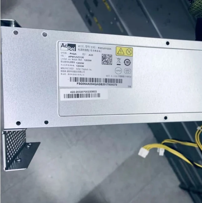 ACBEL POLYTECH R2CU5122A SERVER-POWER SUPPLY R2CU5122A, P00A, APM12V0106, R1CA2122A, P00A, APM12V0104
ACBEL POLYTECH R2CU5122A SERVER-POWER SUPPLY R2CU5122A, P00A, APM12V0106, R1CA2122A, P00A, APM12V0104