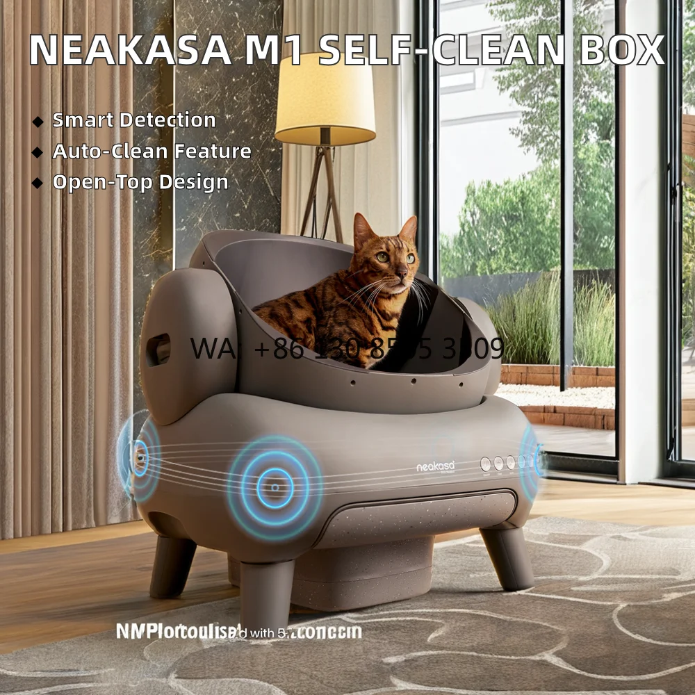 Neakasa M1+ Open Top Odor Free Large Cat Toilet Automatic Smart Cat Litter Sand Box for Big Cats
Neakasa M1+ Open Top Odor Free Large Cat Toilet Automatic Smart Cat Litter Sand Box for Big Cats