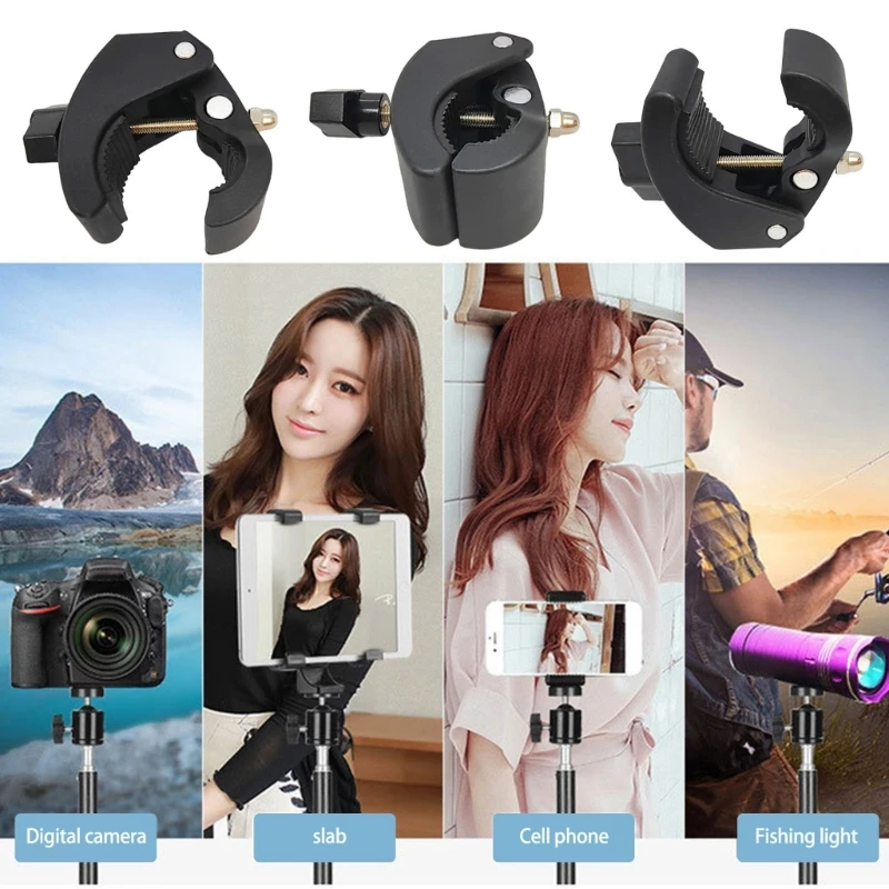 Handlebar Clamp Mount Base 1/4in Thread for Rail Up to 1.77in Diameter Bike Motorbike Phone Mount Holder Claw Clamp Base
Handlebar Clamp Mount Base 1/4in Thread for Rail Up to 1.77in Diameter Bike Motorbike Phone Mount Holder Claw Clamp Base