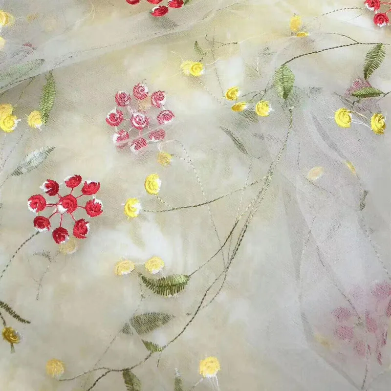 Soft Floral Mesh Embroidery DIY Handmade Birthday Party Decoration Dress Fabrics For Wedding Skirt Summer Sew
Soft Floral Mesh Embroidery DIY Handmade Birthday Party Decoration Dress Fabrics For Wedding Skirt Summer Sew