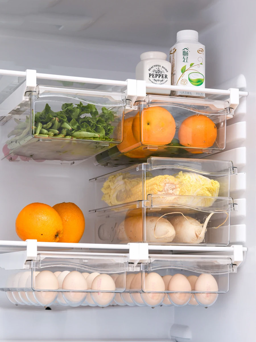 CANBOUN CANBOUNRefrigerator Drawer Style Food Storage Box, Fruit Packaging Machine, Shelf Support, Sliding Plastic Cooking Conta
CANBOUN CANBOUNRefrigerator Drawer Style Food Storage Box, Fruit Packaging Machine, Shelf Support, Sliding Plastic Cooking Conta