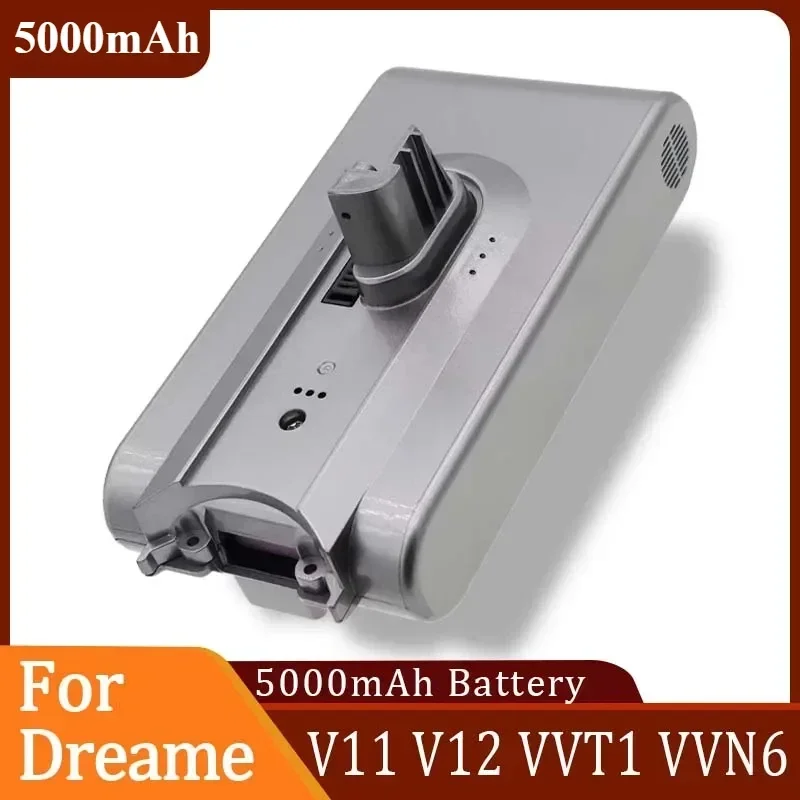 Original Handheld Vacuum Cleaner Battery Pack Replacement for Dreame 25.2V 5000mAh V11 V11SE V12 VVT1 VVN5 VVN6 VVA1 V12Pro
Original Handheld Vacuum Cleaner Battery Pack Replacement for Dreame 25.2V 5000mAh V11 V11SE V12 VVT1 VVN5 VVN6 VVA1 V12Pro
