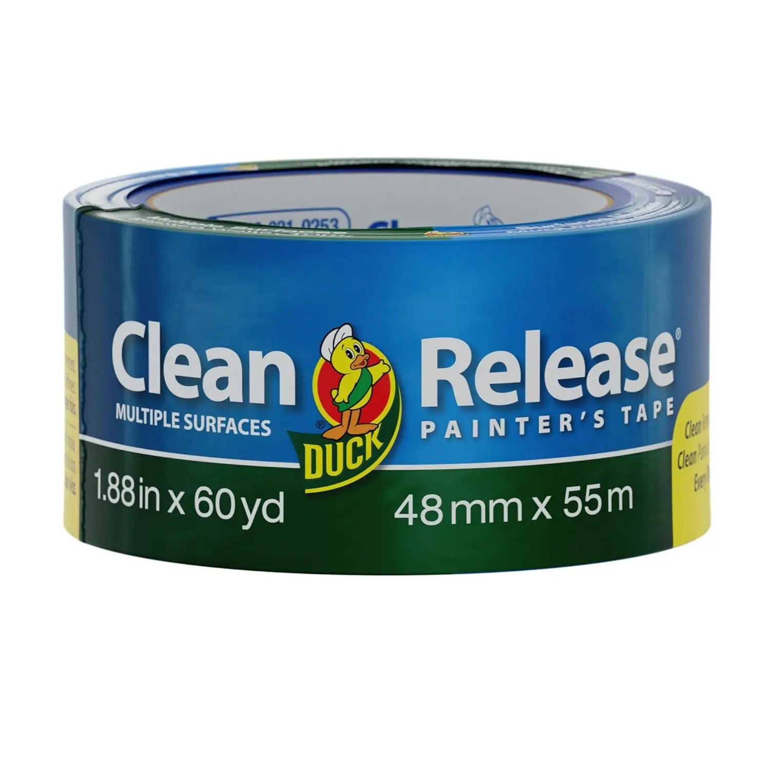 Duck Clean Release Blue Painter's Tape, 2-Inch (1.88-Inch x 60-Yard), Single Roll, 240195
Duck Clean Release Blue Painter's Tape, 2-Inch (1.88-Inch x 60-Yard), Single Roll, 240195