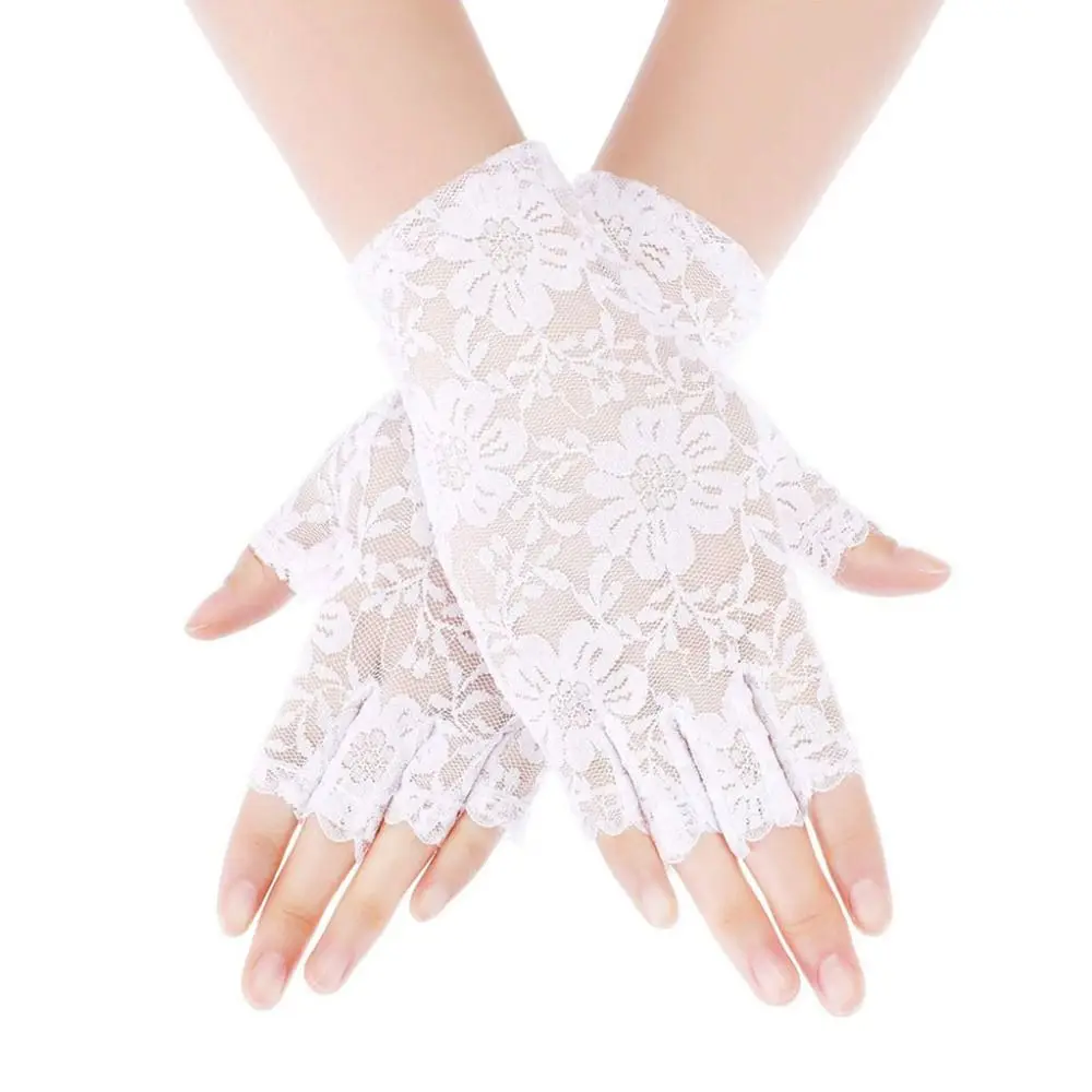 Wedding Accessories Ladies Lace Driving Gloves Sunscreen Mitten Mesh Mitten Lace Gloves Half Finger Fishnet Gloves Dance Gloves
Wedding Accessories Ladies Lace Driving Gloves Sunscreen Mitten Mesh Mitten Lace Gloves Half Finger Fishnet Gloves Dance Gloves