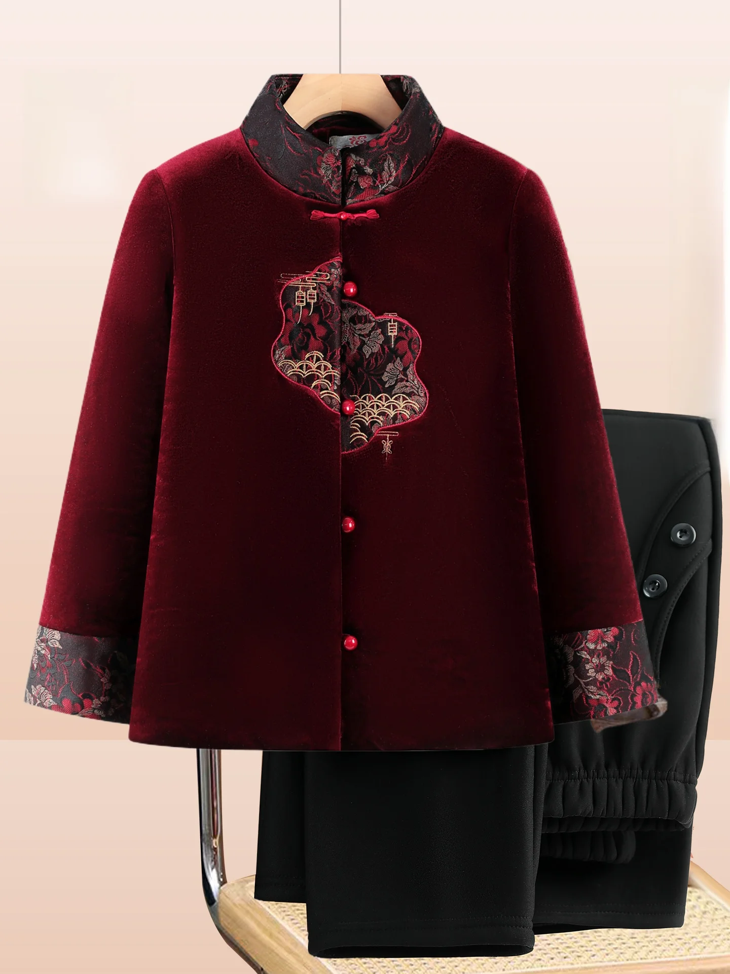 Thiened Fce Winter Outerwear for ly Women Traditional Chinese Sle Long Sve Button up Cotton Coat for Ladies ov...
Thiened Fce Winter Outerwear for ly Women Traditional Chinese Sle Long Sve Button up Cotton Coat for Ladies ov...