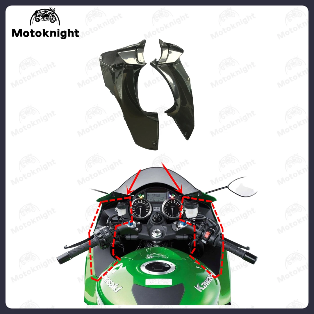 Fit For KAWASAKI ZX14R 2012-2020 2013 2014 15 16 17 18 19 ABS Plastic Left Right Head Tube Cover Motorcycle Replacement Parts
Fit For KAWASAKI ZX14R 2012-2020 2013 2014 15 16 17 18 19 ABS Plastic Left Right Head Tube Cover Motorcycle Replacement Parts