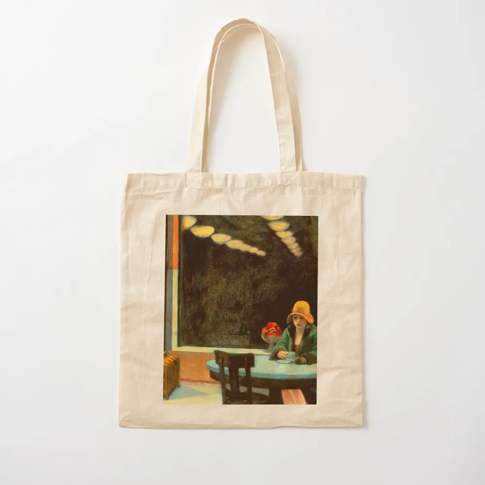 Automat by Edward Hopper Tote Bag Women's handbag shopping bag logo free delivery bags tote bags men Canvas Tote Bag
Automat by Edward Hopper Tote Bag Women's handbag shopping bag logo free delivery bags tote bags men Canvas Tote Bag