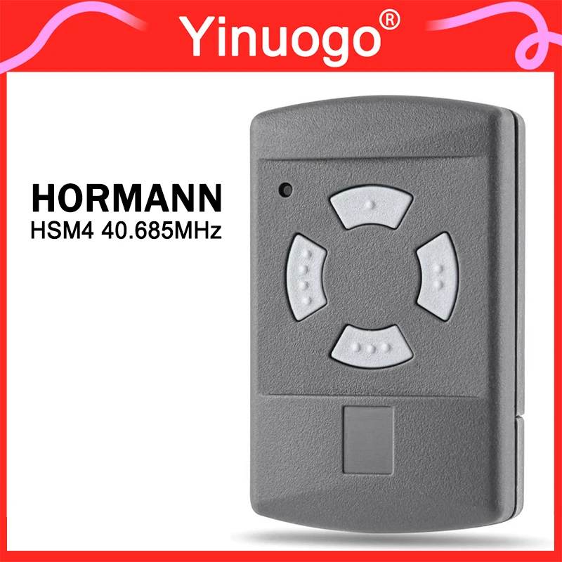 Для HORMANN HSM4-40 40,685 МГц пульт дистанционного управления для гаражных ворот/ворот, совместимый с HORMANN HSE2-40 HSM2-40 HSE4-40 HS4-40 HS2-40
Для HORMANN HSM4-40 40,685 МГц пульт дистанционного управления для гаражных ворот/ворот, совместимый с HORMANN HSE2-40 HSM2-40 HSE4-40 HS4-40 HS2-40
