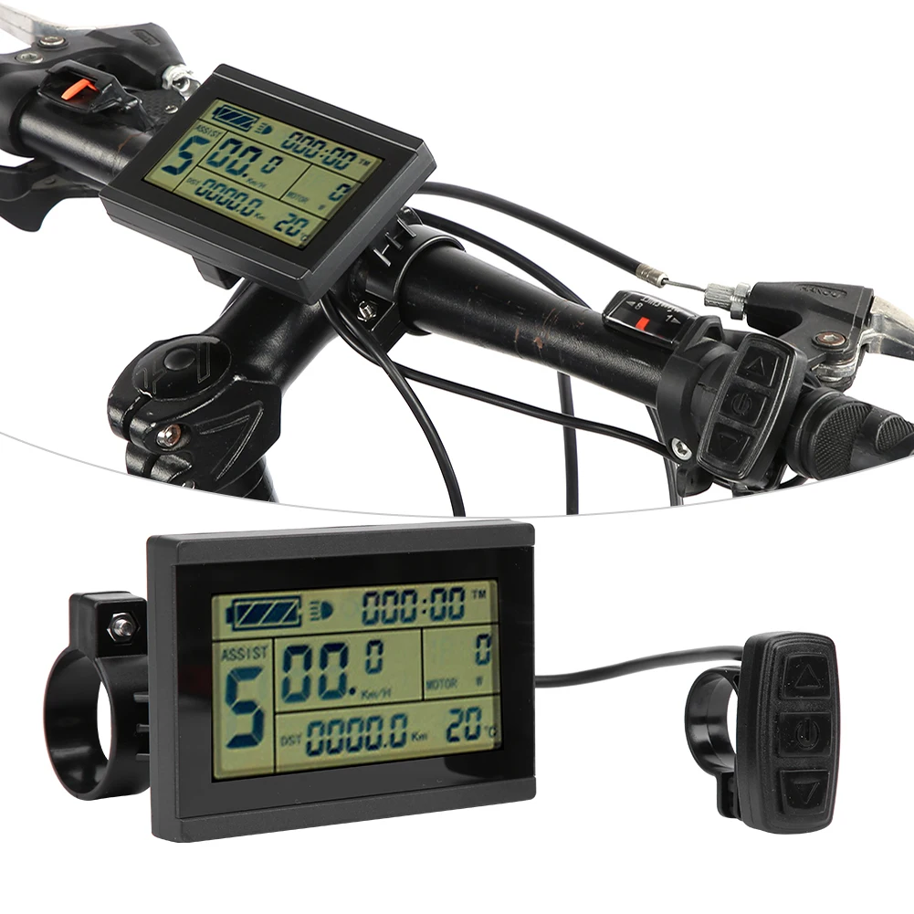 E‑Bike Conversion Accessory Bike Conversion KTLCD3U Horizontal Black& White Screen LCD Meter Waterproof Connector LCD Meter
E‑Bike Conversion Accessory Bike Conversion KTLCD3U Horizontal Black& White Screen LCD Meter Waterproof Connector LCD Meter