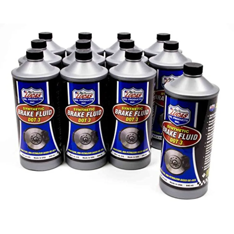10826-12 DOT 3 Brake Fluid 1 Quart Case of 12
10826-12 DOT 3 Brake Fluid 1 Quart Case of 12