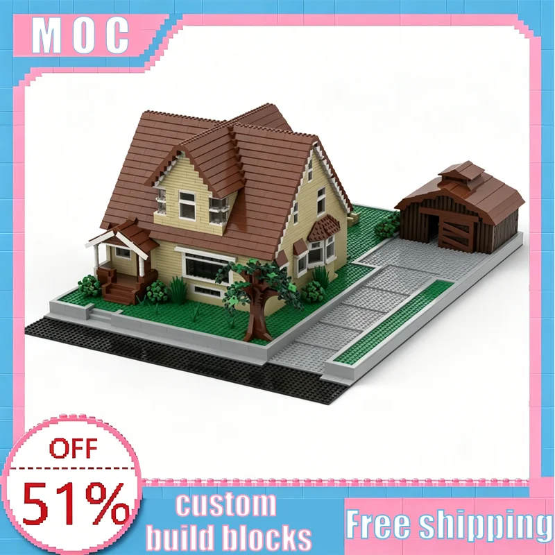 3235 PCS Family House Modern Villa With Garage MOC Architecture Model DIY Assembly Building Blocks Educational Toy Birthday Gift
3235 PCS Family House Modern Villa With Garage MOC Architecture Model DIY Assembly Building Blocks Educational Toy Birthday Gift