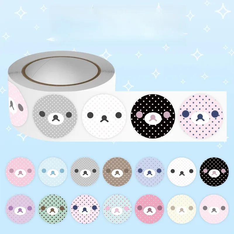 500PCS Cute Rilakkuma Series Roll Stickers Cartoon Kawaii Character Creative Polka Dot Printing DIY Stationery Graffiti Sticker
500PCS Cute Rilakkuma Series Roll Stickers Cartoon Kawaii Character Creative Polka Dot Printing DIY Stationery Graffiti Sticker