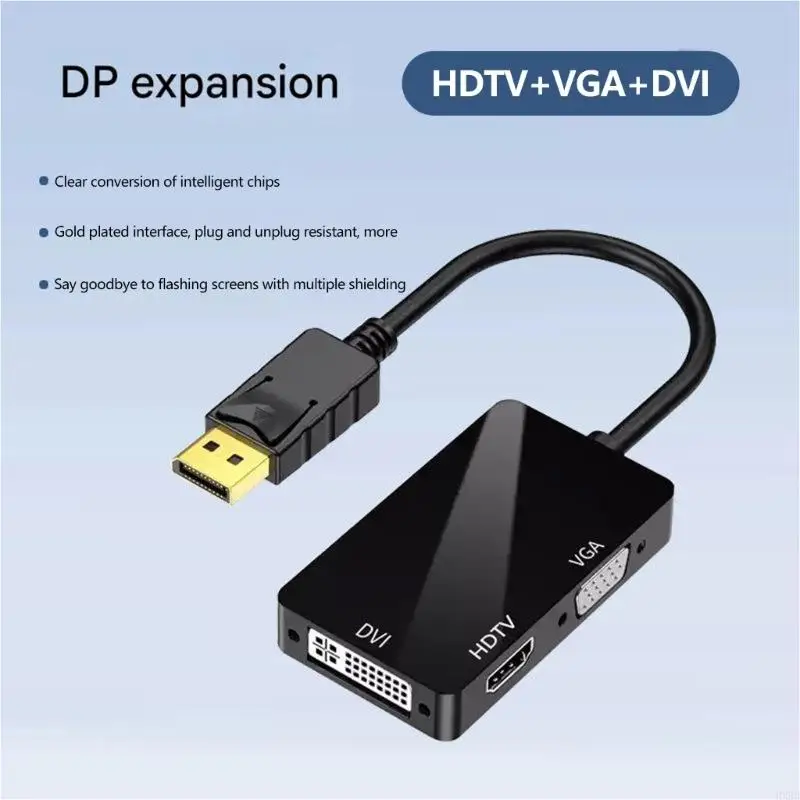 2025 Новый 3 в 1 DisplayPort к HDTV VGA DVI Кабель-адаптер для монитора для компьютера
2025 Новый 3 в 1 DisplayPort к HDTV VGA DVI Кабель-адаптер для монитора для компьютера