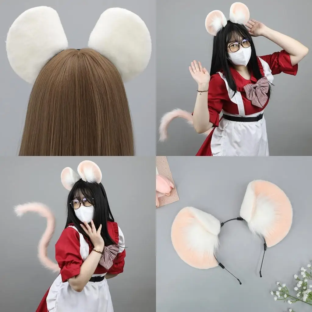 R1WE Mouse Ear Headband Mouse Ear Costume Ear Headband Round Ear Headband Plush Mouse Ears Faux Fur Ear Headband
R1WE Mouse Ear Headband Mouse Ear Costume Ear Headband Round Ear Headband Plush Mouse Ears Faux Fur Ear Headband