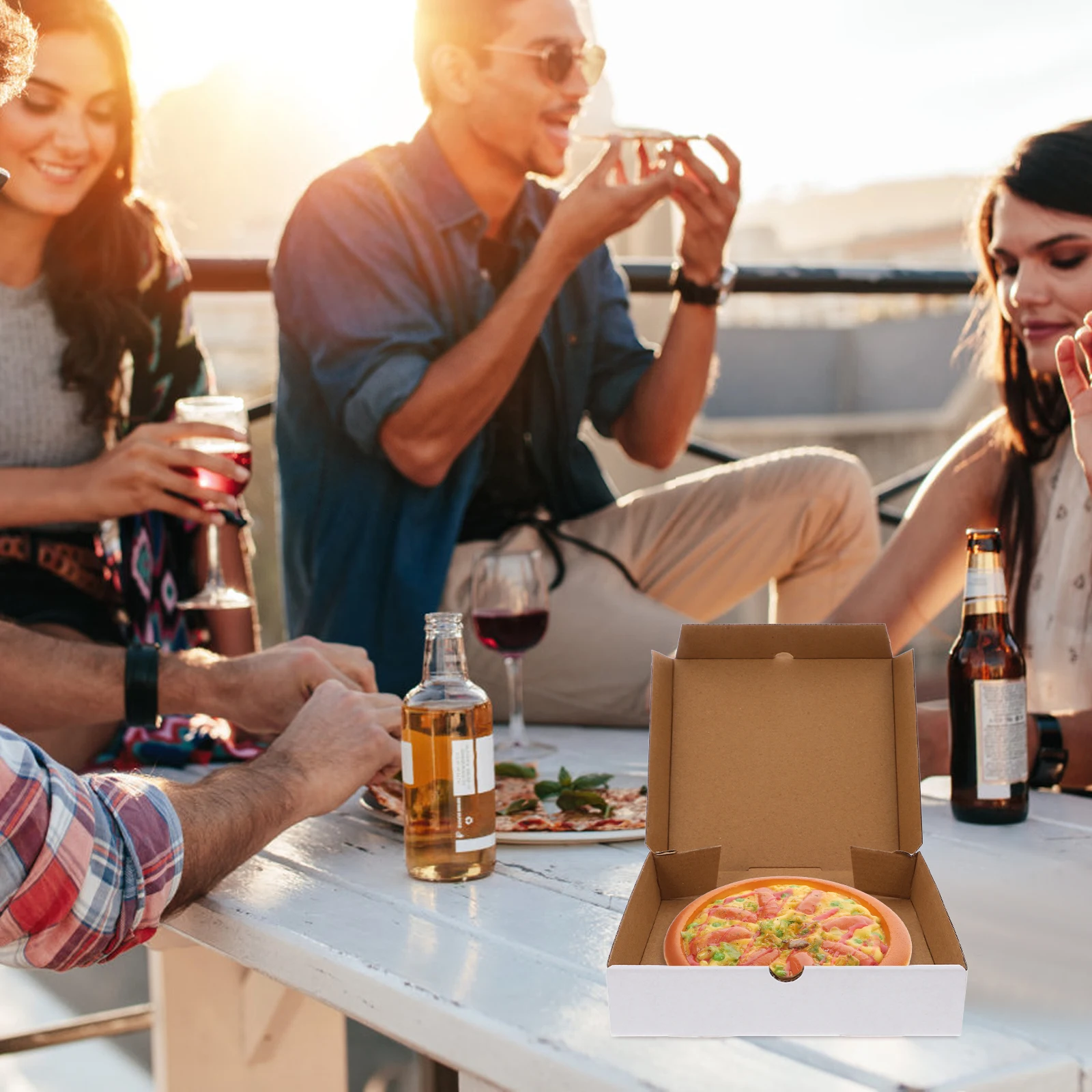 30 Pcs Pizza Boxes Bulk Storage Reusable Reusable Pizza Boxes Containers Takeout Packaging Food Freshness Oven Safe
30 Pcs Pizza Boxes Bulk Storage Reusable Reusable Pizza Boxes Containers Takeout Packaging Food Freshness Oven Safe