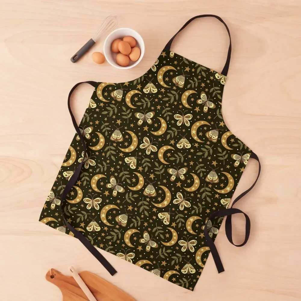 Moons and moths Apron Chef Accessory work ladies Kitchen Household Items Kitchen Front Apron
Moons and moths Apron Chef Accessory work ladies Kitchen Household Items Kitchen Front Apron
