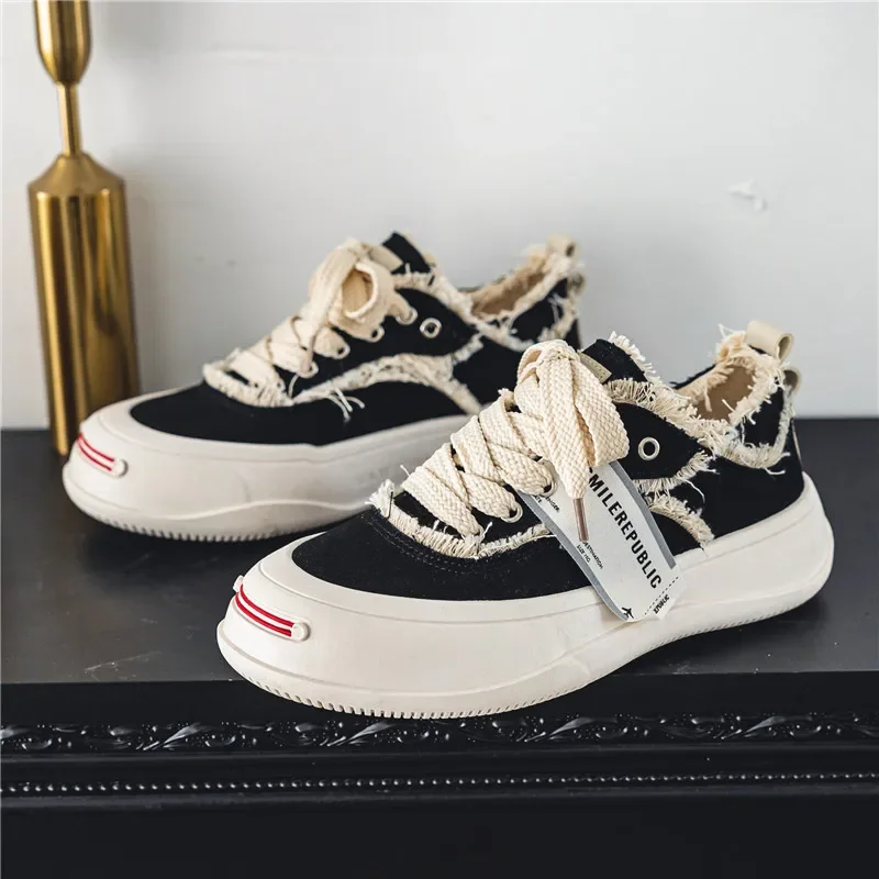 Niche Shoes, Men's Casual, High-quality, Anti-slip, Wear-resistant, Comfortable and Breathable Canvas Shoes with Big Toe LACES
Niche Shoes, Men's Casual, High-quality, Anti-slip, Wear-resistant, Comfortable and Breathable Canvas Shoes with Big Toe LACES