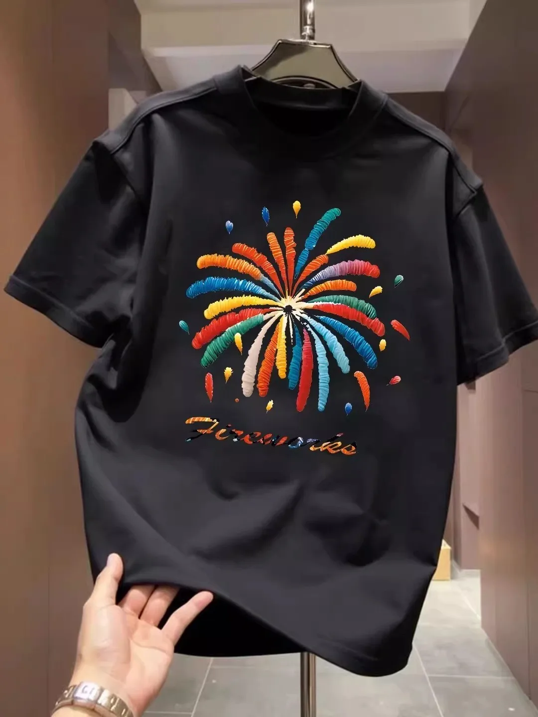 Summer New Faion Creative Fun Print round Ne ort Sve T-irt Men's Casual Versatile Pure Cotton f Sve T-irt
Summer New Faion Creative Fun Print round Ne ort Sve T-irt Men's Casual Versatile Pure Cotton f Sve T-irt