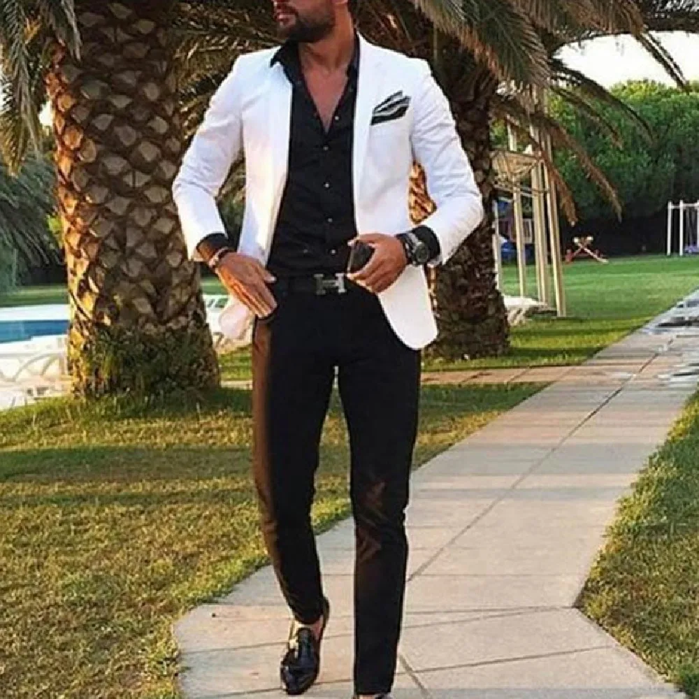 Summer Casual Business Men Suits Pants White Male Outfit Latest Design Wedding Tuxedo Costume Homme Groomsmen Blazer 2 Pieces
Summer Casual Business Men Suits Pants White Male Outfit Latest Design Wedding Tuxedo Costume Homme Groomsmen Blazer 2 Pieces