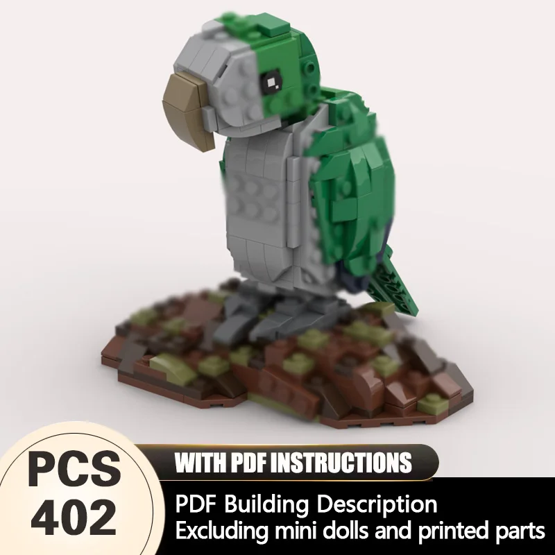 Creators Animal Series Model MOC Building Bricks Green Parrot Modular Technology Gifts Holiday Assemble Children Toys Suit
Creators Animal Series Model MOC Building Bricks Green Parrot Modular Technology Gifts Holiday Assemble Children Toys Suit