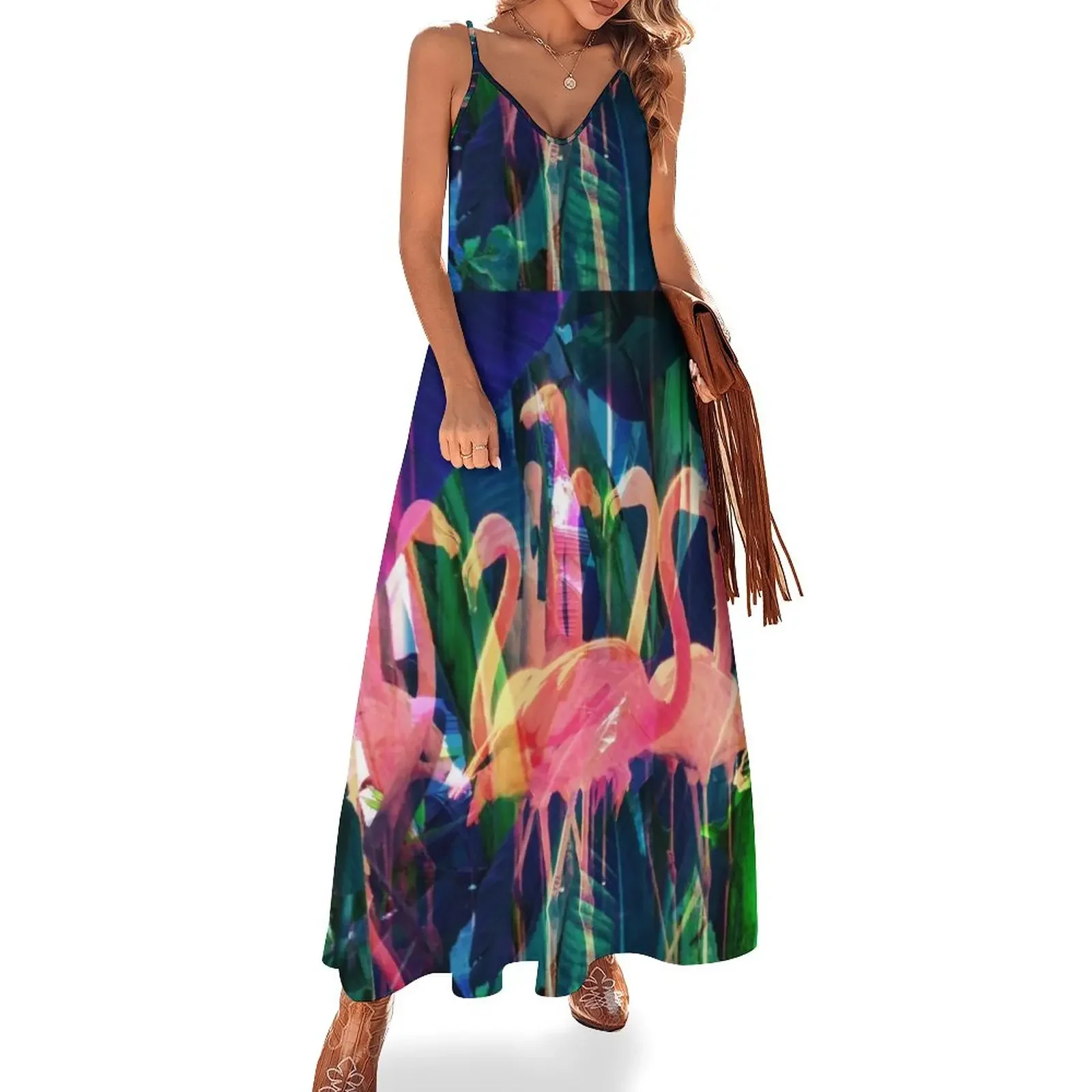 Flamingo Dance Sleeveless Dress elegant women's dresses sale womans clothing Dress
Flamingo Dance Sleeveless Dress elegant women's dresses sale womans clothing Dress