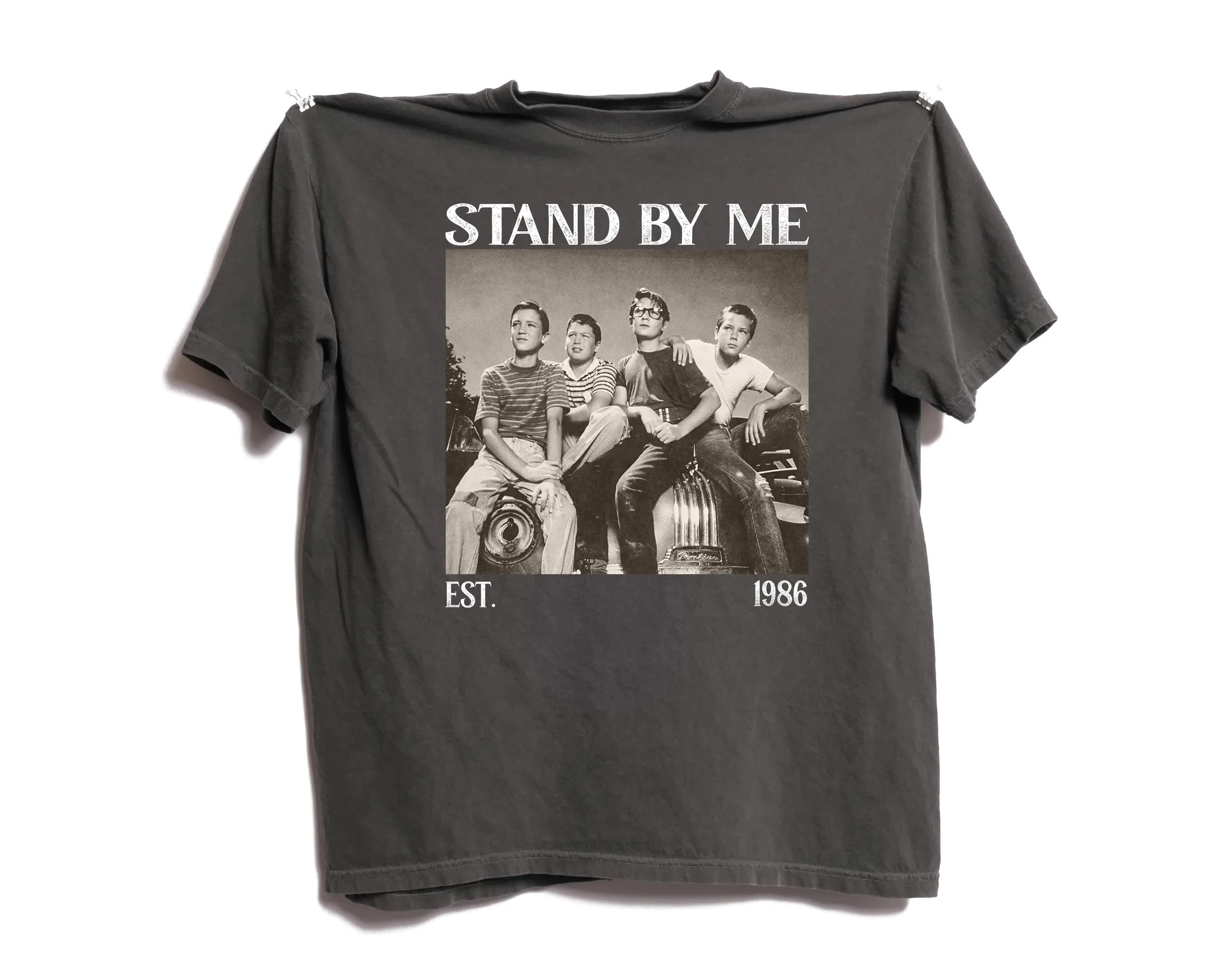 Летняя женская футболка больших размеров в стиле ретро с принтом «Stand By Me», хлопковая, дышащая, стильная, универсальная, в уличном стиле, оверсайз
Летняя женская футболка больших размеров в стиле ретро с принтом «Stand By Me», хлопковая, дышащая, стильная, универсальная, в уличном стиле, оверсайз