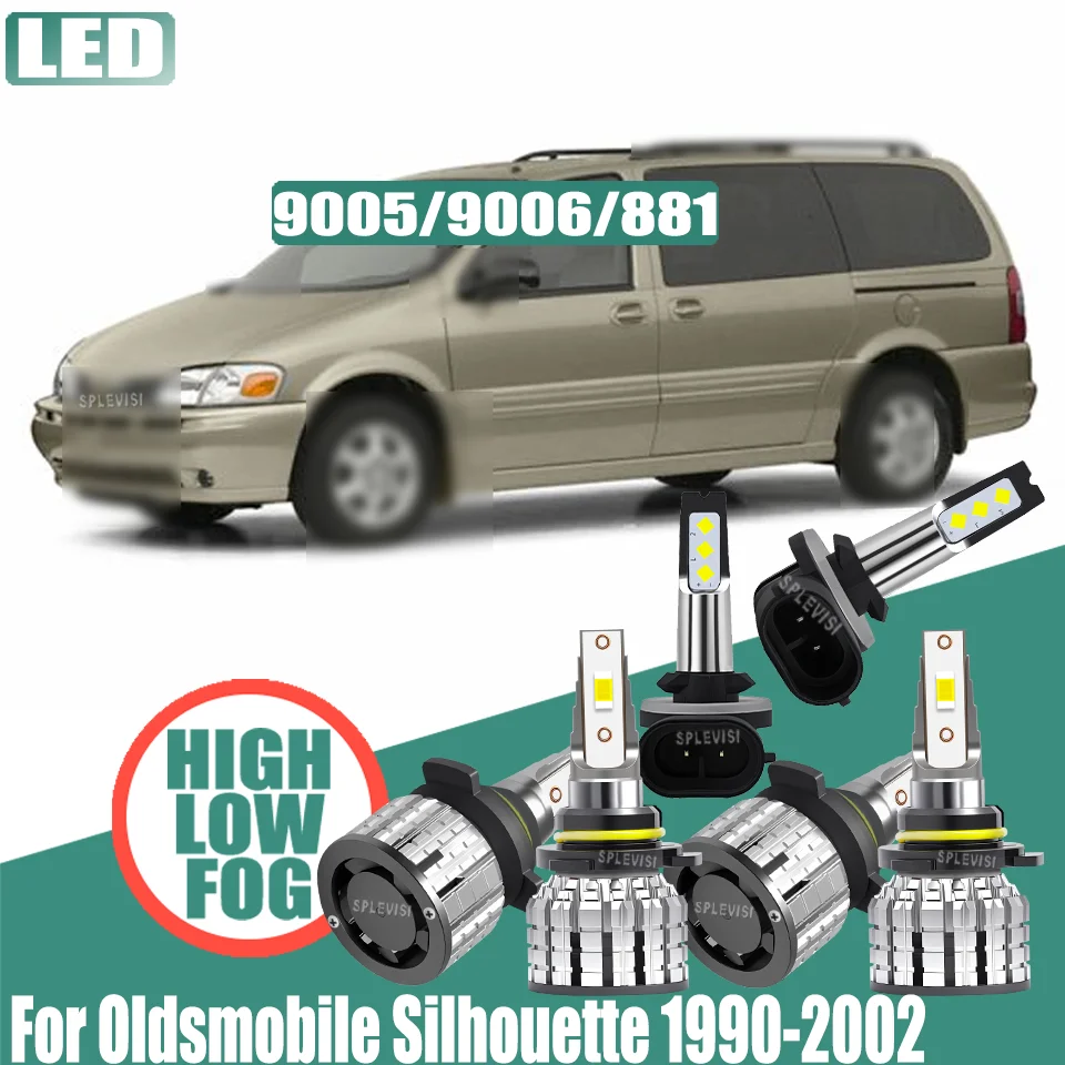 Customer Favorite - LED Headlight & Fog Light Kit For Oldsmobile Silhouette 1990 1991 1992 1993 1994 1995 1996 1997 1998-2002
Customer Favorite - LED Headlight & Fog Light Kit For Oldsmobile Silhouette 1990 1991 1992 1993 1994 1995 1996 1997 1998-2002