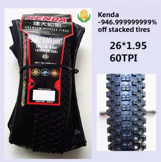 KENDA K1047 Small Block Eight MTB Tire 26x1.95 27.5x1.95 29x1.95 60TPI Folding Mountain Bike Tyre Parts
KENDA K1047 Small Block Eight MTB Tire 26x1.95 27.5x1.95 29x1.95 60TPI Folding Mountain Bike Tyre Parts