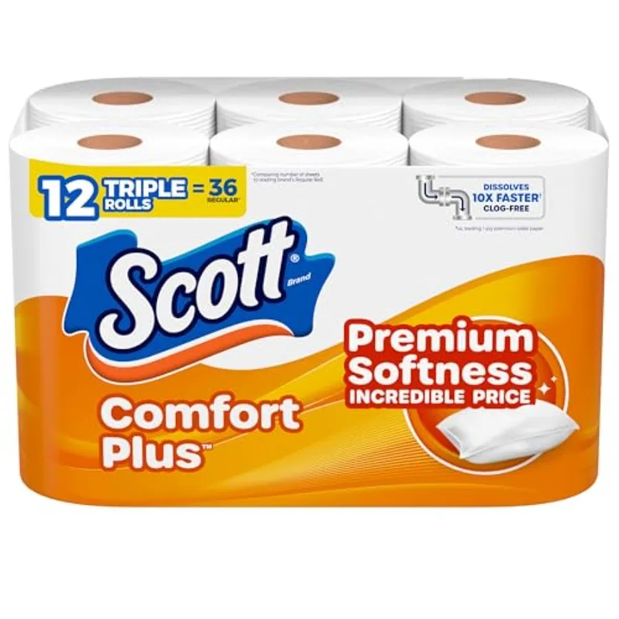 Туалетная бумага ComfortPlus, 12 тройных рулонов, 231 лист в рулоне, безопасна для септиков, однослойная, упаковка может отличаться.
Туалетная бумага ComfortPlus, 12 тройных рулонов, 231 лист в рулоне, безопасна для септиков, однослойная, упаковка может отличаться.