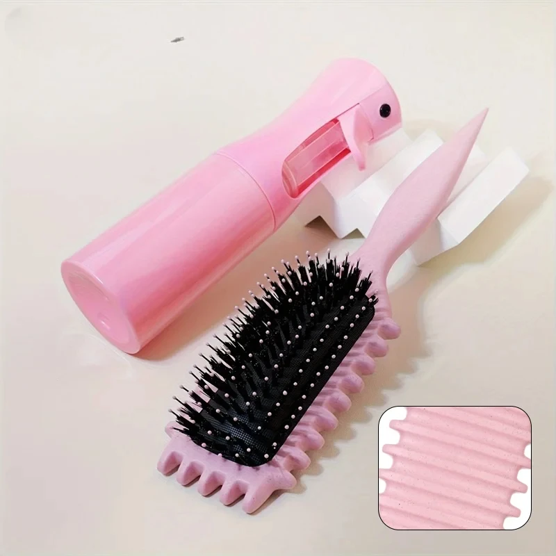2pcs Professional Hair Beauty Set Candy Brush with Continuous Spray Mist Bottle Soft Curly Hair Care Kit Styling Tools Salon
2pcs Professional Hair Beauty Set Candy Brush with Continuous Spray Mist Bottle Soft Curly Hair Care Kit Styling Tools Salon
