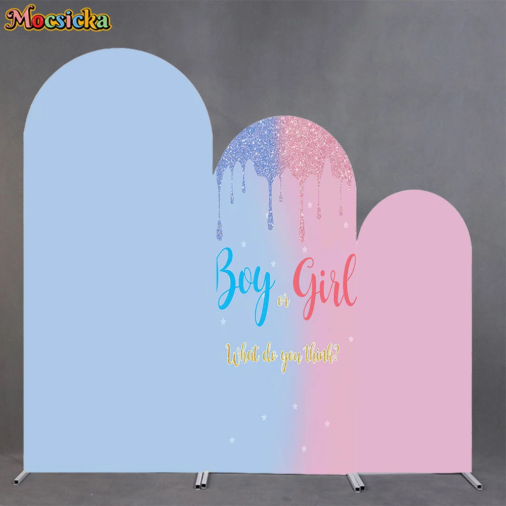 Mocsicka Gender Reveal Arch Cover Backdrop Elastic Baby Shower Boy Girl Wedding Arched Background Blue Pink Birthday Party Decor
Mocsicka Gender Reveal Arch Cover Backdrop Elastic Baby Shower Boy Girl Wedding Arched Background Blue Pink Birthday Party Decor