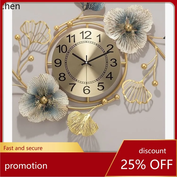 ZML clock for living room and study, elegant ginkgo leaf wall clock, artistic wall decoration
ZML clock for living room and study, elegant ginkgo leaf wall clock, artistic wall decoration