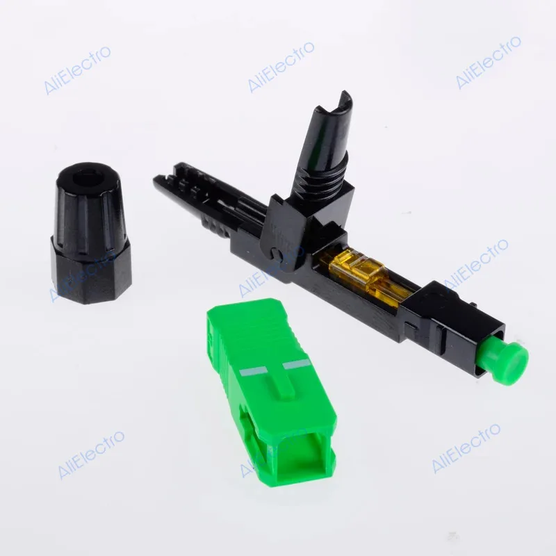 100Pcs/Lot SC APC SM Single-mode Fiber Optic SC APC Quick Connector FTTH Fiber Optic Fast Connector Free shipping
100Pcs/Lot SC APC SM Single-mode Fiber Optic SC APC Quick Connector FTTH Fiber Optic Fast Connector Free shipping