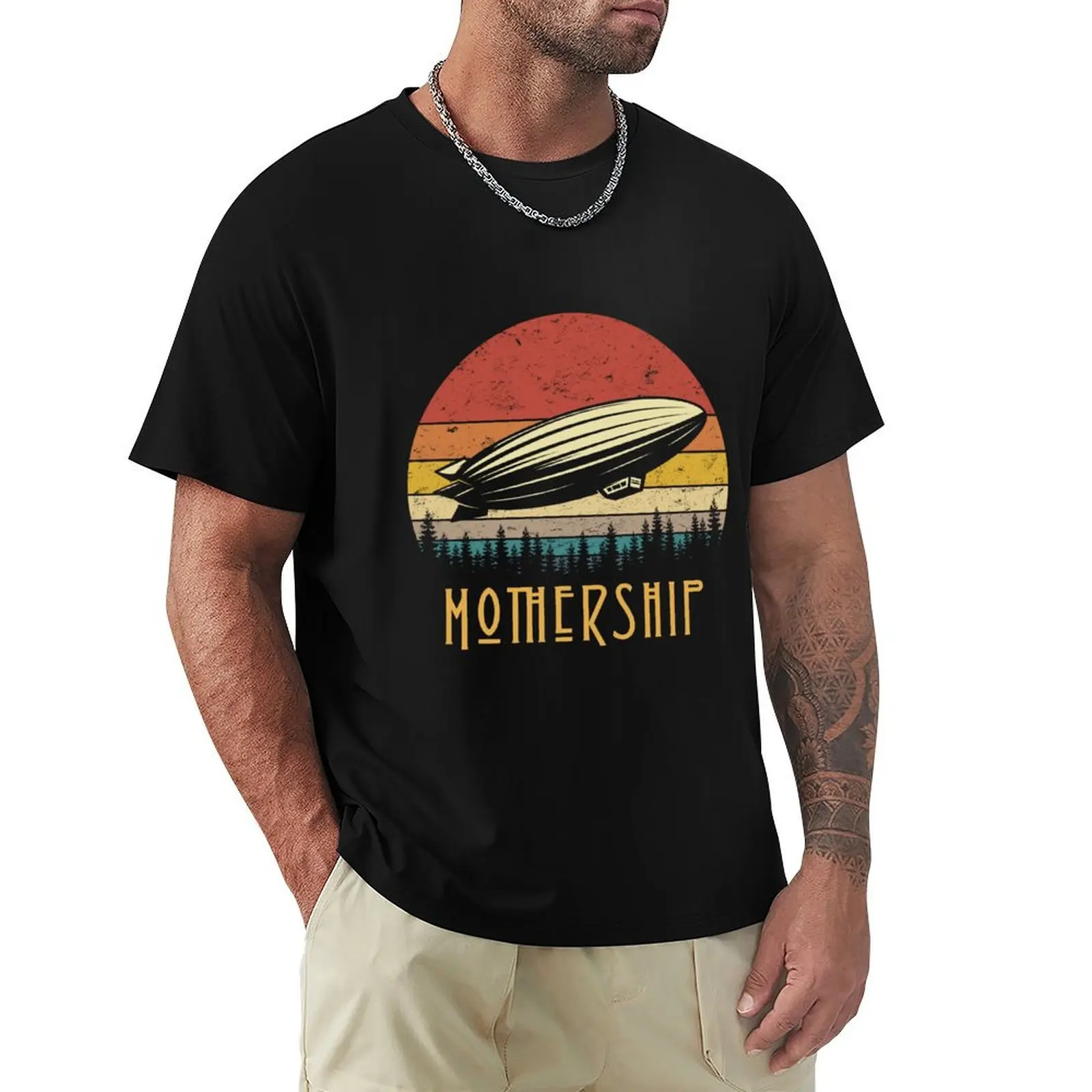 Vintage Retro Zeppelin Mothership T-Shirt Work Casual Loose Fit T-Shirt
Vintage Retro Zeppelin Mothership T-Shirt Work Casual Loose Fit T-Shirt