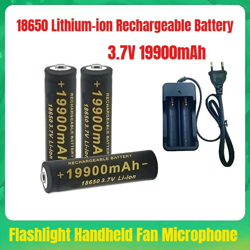 3.7V 19900mAh 18650 Lithium-ion Rechargeable Battery Flashlight Handheld Fan Microphone
3.7V 19900mAh 18650 Lithium-ion Rechargeable Battery Flashlight Handheld Fan Microphone