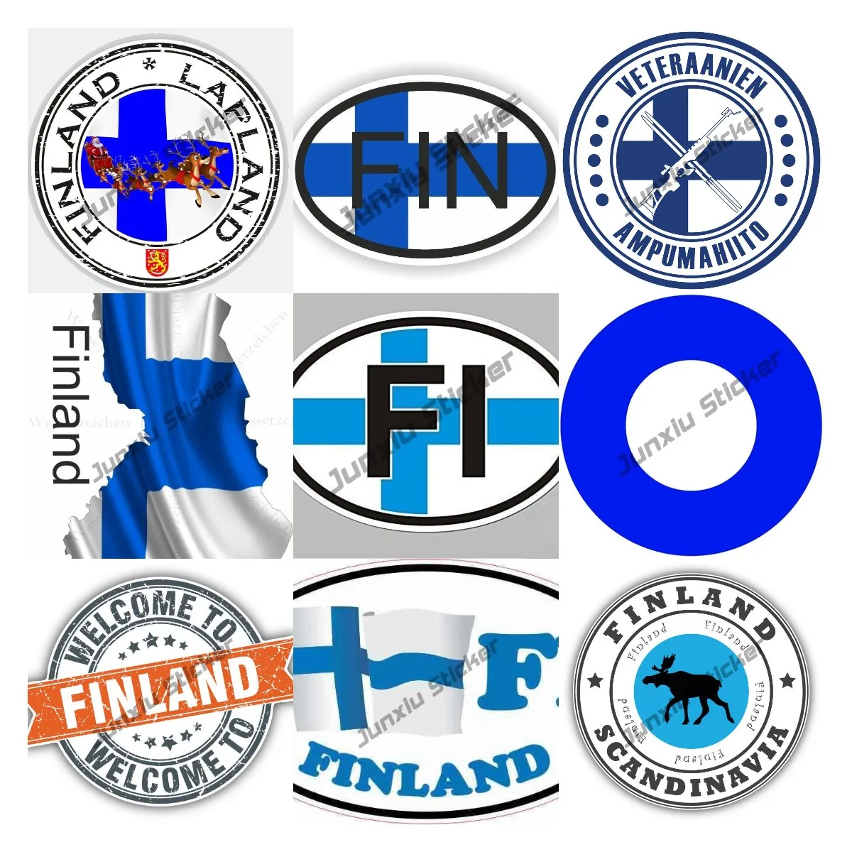 Finland FIN Stickers Finland Stamp City Shield Travel Decals Motorcycles Helmet Sticker for Car Bumper Window Car Decoration
Finland FIN Stickers Finland Stamp City Shield Travel Decals Motorcycles Helmet Sticker for Car Bumper Window Car Decoration