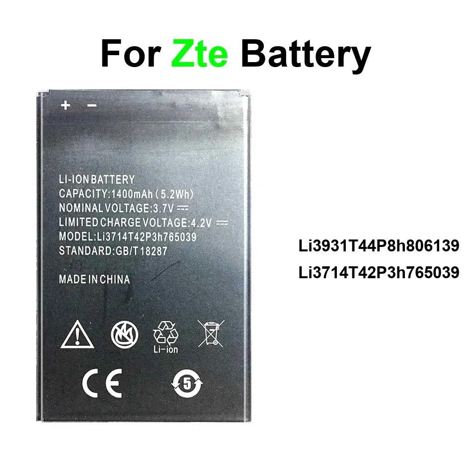 Mobile Phone Battery 1400-3200Mah Li3714t42p3h765039 Li3931t44p8h806139 For Zte Blade A3 V9 Vita A4 A7 A5 AF5 2020
Mobile Phone Battery 1400-3200Mah Li3714t42p3h765039 Li3931t44p8h806139 For Zte Blade A3 V9 Vita A4 A7 A5 AF5 2020