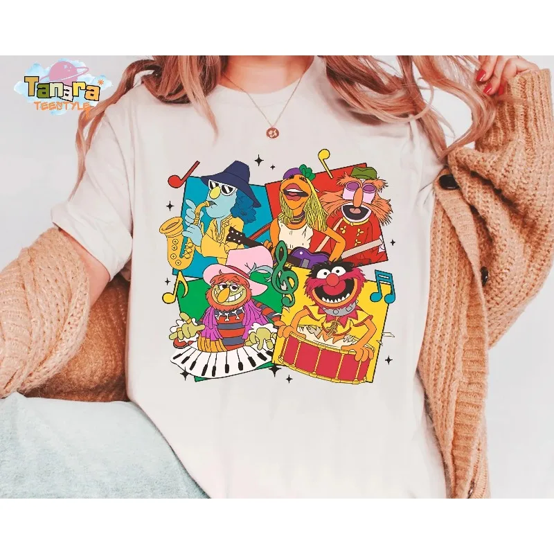 Disney Puppet "Dr. Dentist and Electronic Chaos Band" T-shirt, Magic Kingdom Series, Perfect Choice for Puppet Fans
Disney Puppet "Dr. Dentist and Electronic Chaos Band" T-shirt, Magic Kingdom Series, Perfect Choice for Puppet Fans