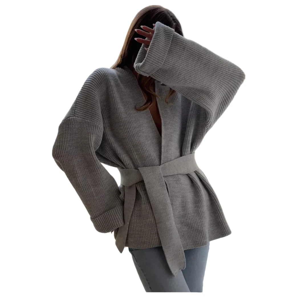 Lace-up Bathrobe Wind Knitted Sweater Women's Autumn and Winter Lazy Wind Jacket Medium and Long Cardigan
Lace-up Bathrobe Wind Knitted Sweater Women's Autumn and Winter Lazy Wind Jacket Medium and Long Cardigan