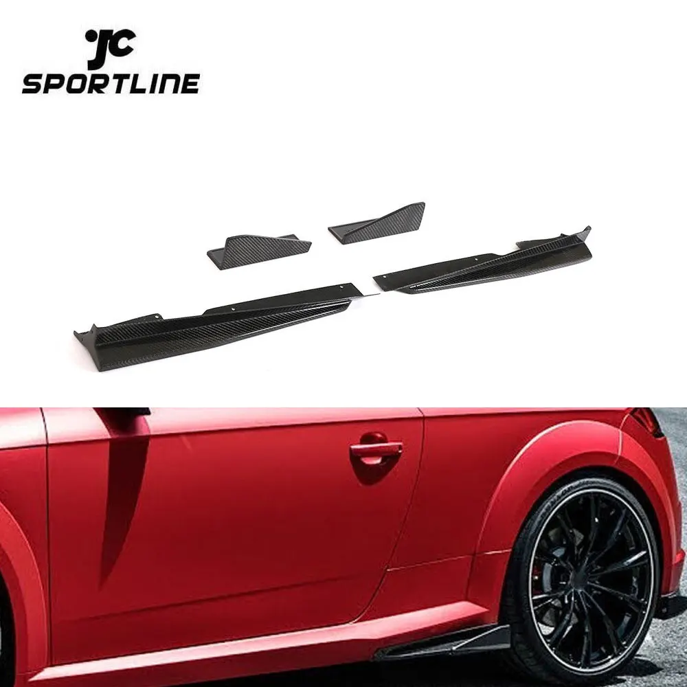 4pcs/set A Style Carbon Side Skirts For Audi TT MK3 Type 8S TTS TTRS TT SLINE 2-Door 2015-2018
4pcs/set A Style Carbon Side Skirts For Audi TT MK3 Type 8S TTS TTRS TT SLINE 2-Door 2015-2018