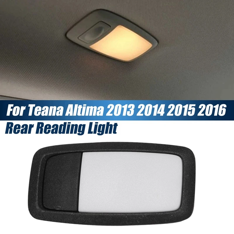 Черная задняя лампа для чтения для Nissan Teana Altima 2013 2014 2015 2016, потолочный светильник для карт, автомобильный купольный светильник 26460-3GH0A
Черная задняя лампа для чтения для Nissan Teana Altima 2013 2014 2015 2016, потолочный светильник для карт, автомобильный купольный светильник 26460-3GH0A
