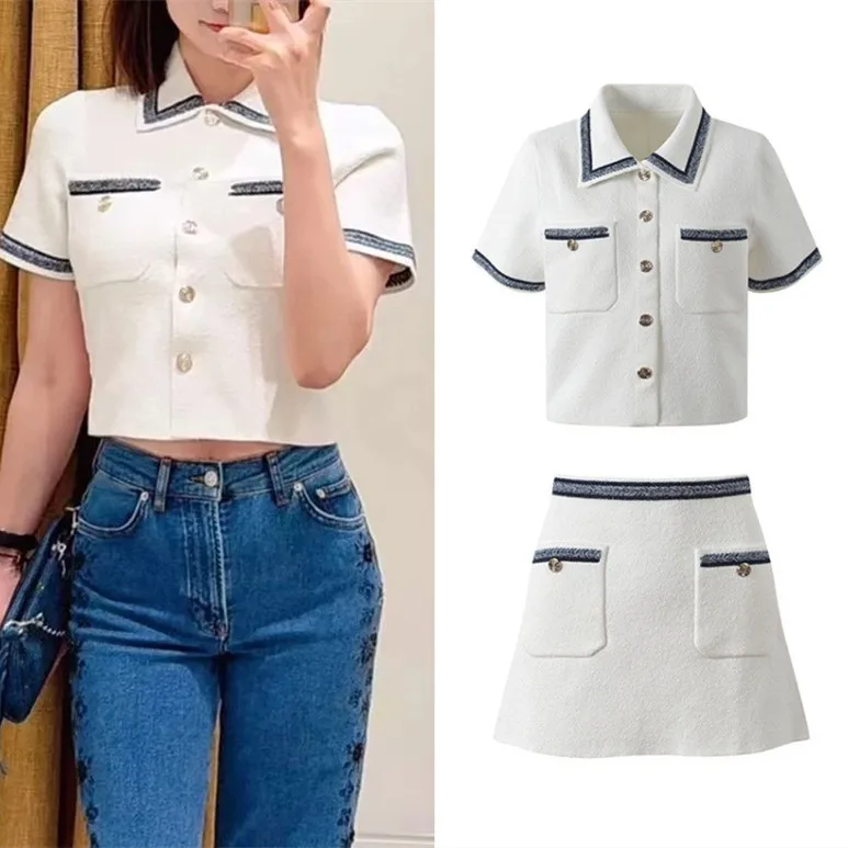 High-End Knitted ort-Sve Cardigan And A-Line Skirt Two-Piece Set Faionable European Sle Summer Outfit for Women
High-End Knitted ort-Sve Cardigan And A-Line Skirt Two-Piece Set Faionable European Sle Summer Outfit for Women