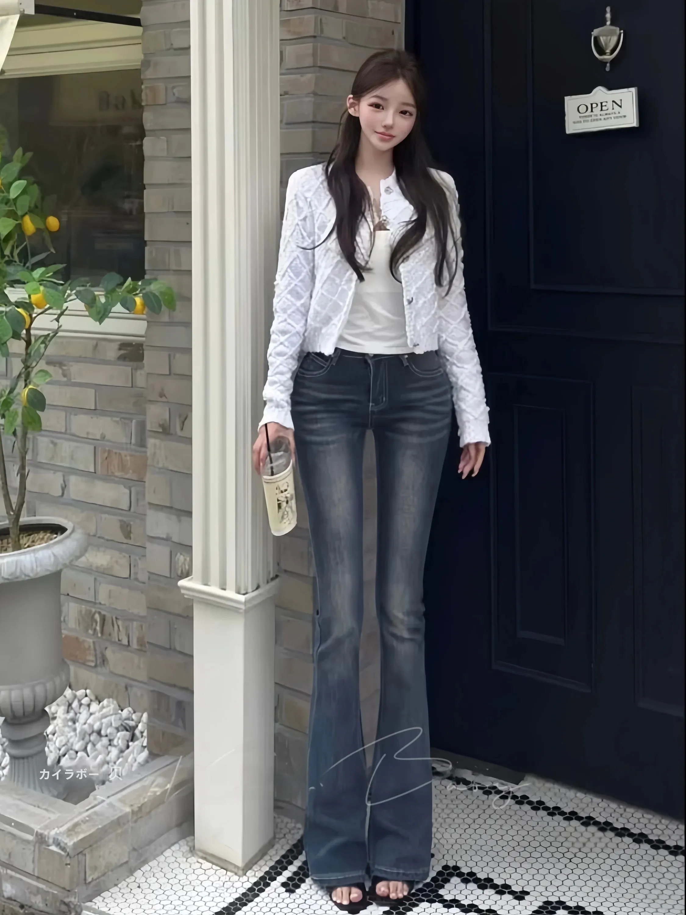 Slim Fit Sexy Denim Jeans High Waist Cotton Stretch Spring Season Retro Washed Bell Bottoms Butt Lifting Hot Girls Jeans
Slim Fit Sexy Denim Jeans High Waist Cotton Stretch Spring Season Retro Washed Bell Bottoms Butt Lifting Hot Girls Jeans