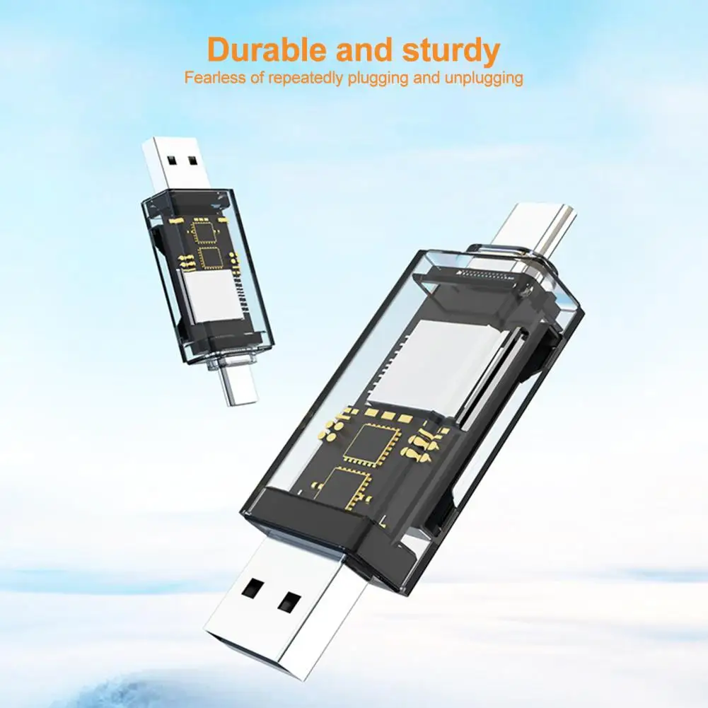 Usb-c Card Reader High-speed Usb 3.0 Type-c 2-in-1 Card Reader for Mobile Phones Laptops Otg Connection Sd Card Adapter Cable
Usb-c Card Reader High-speed Usb 3.0 Type-c 2-in-1 Card Reader for Mobile Phones Laptops Otg Connection Sd Card Adapter Cable