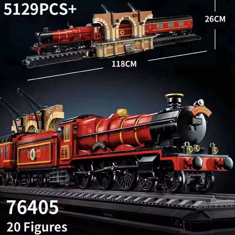 5129Pcs Collector's Edition 76405 118CM Express Train Building Set Bricks with Small people Toys For Adults Gift
5129Pcs Collector's Edition 76405 118CM Express Train Building Set Bricks with Small people Toys For Adults Gift