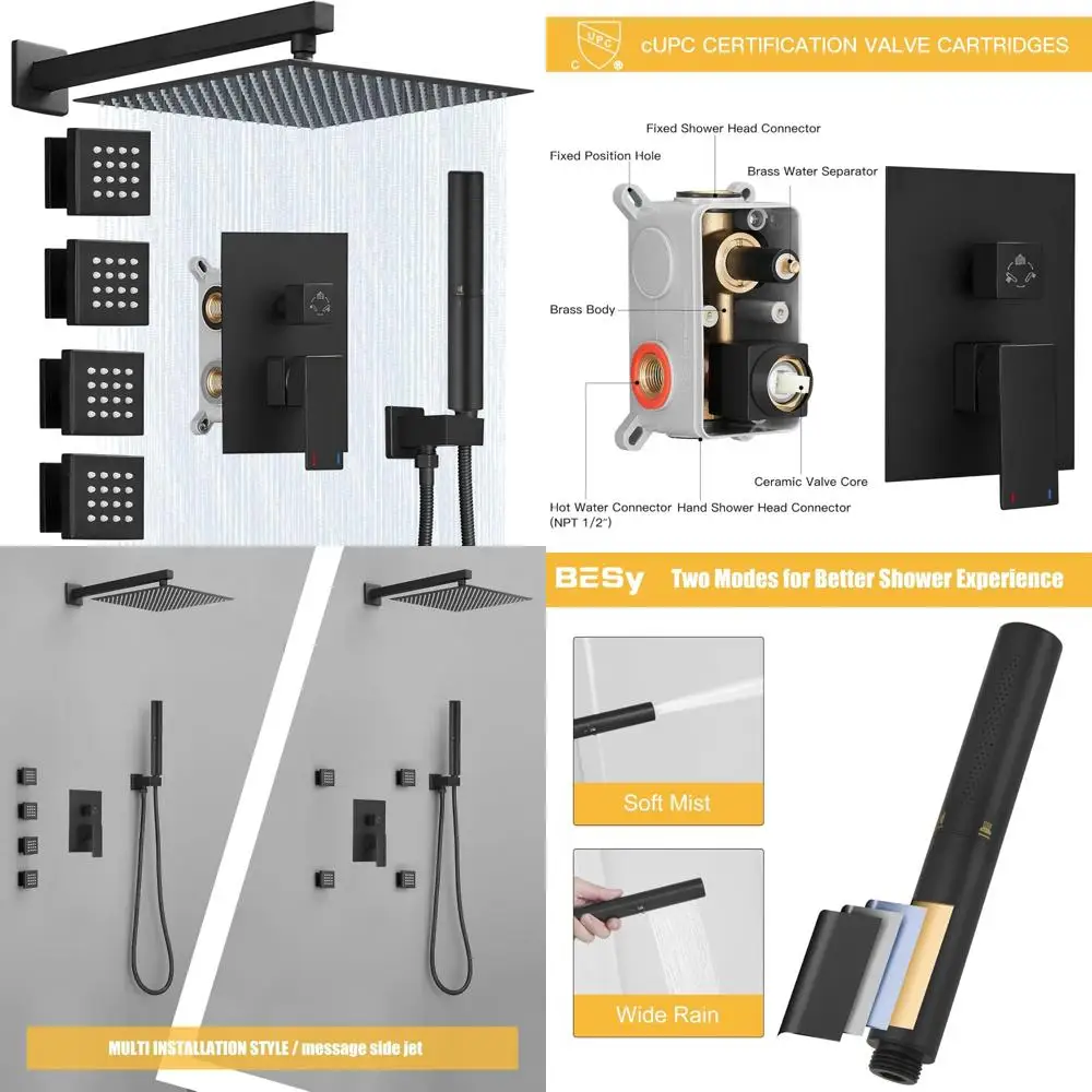 «12-дюймовая настенная душевая система высокого давления с 4 корпусными форсунками и двойными душевыми насадками»
«12-дюймовая настенная душевая система высокого давления с 4 корпусными форсунками и двойными душевыми насадками»