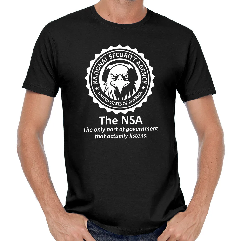 Nsa National Security Agency USA Edward Snowden Patter Funny T-Shirt Unisex T-shirts For Man Woman Short Summer Tees
Nsa National Security Agency USA Edward Snowden Patter Funny T-Shirt Unisex T-shirts For Man Woman Short Summer Tees